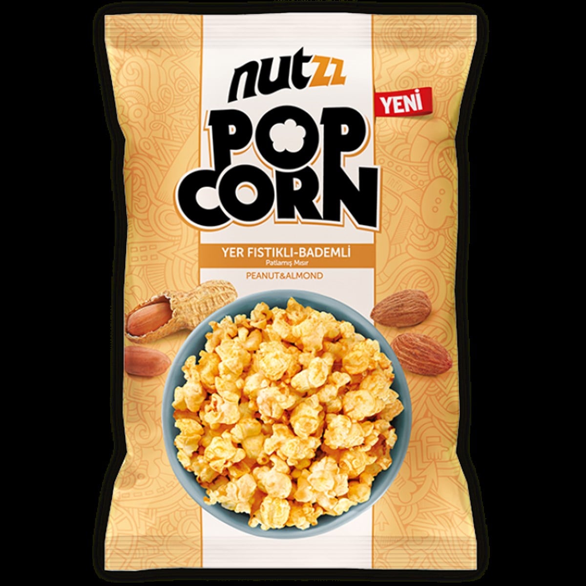 NUTZZ POPCORN YER FISTIKLI BADEMLİ 85 GR
