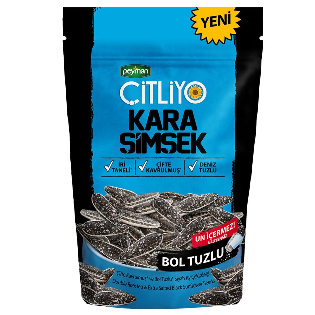 PEYMAN KARA ŞİMŞEK BOL TUZLU 180 GR