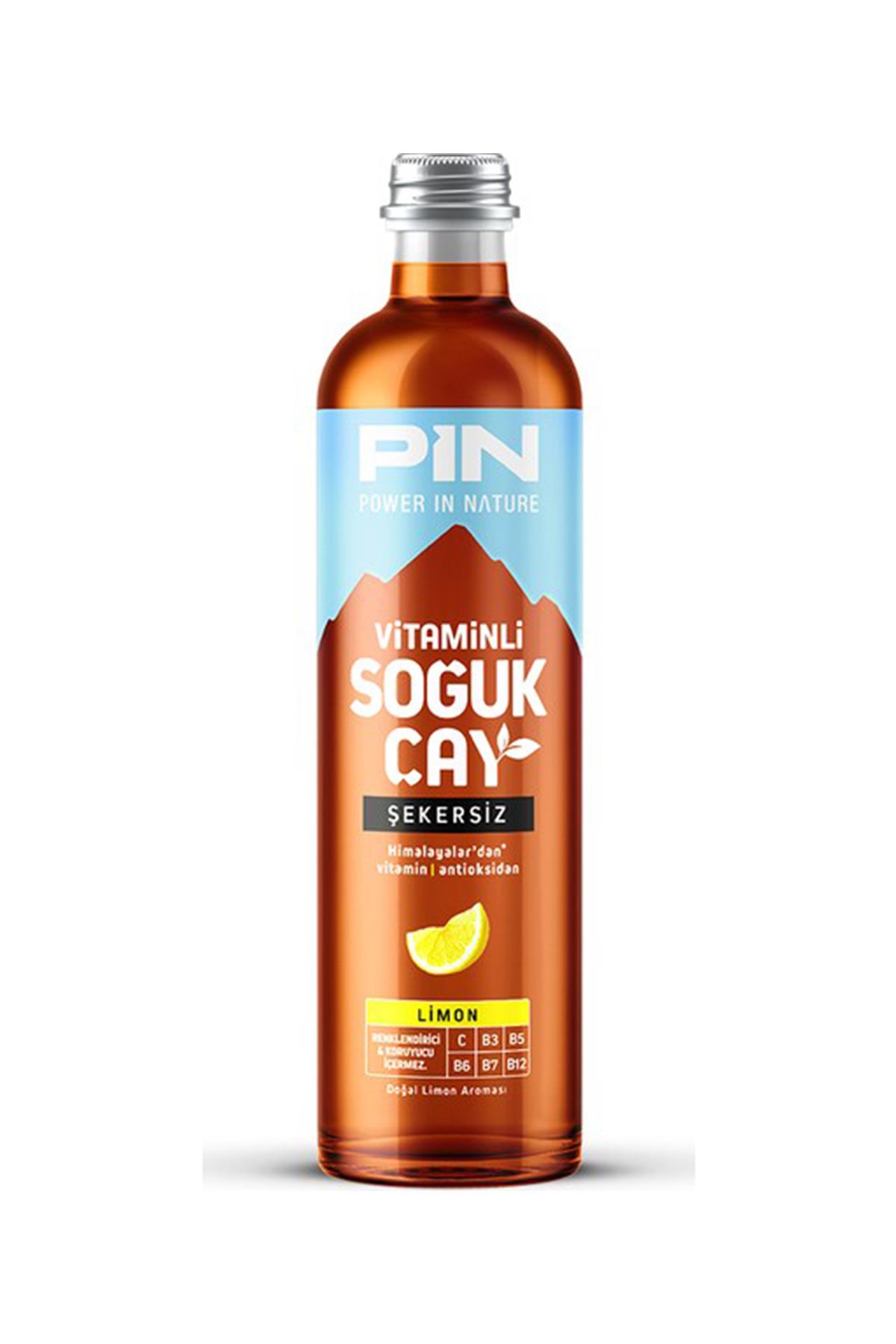 PIN VİTAMİNLİ LİMONLU ŞEKERSİZ SOĞUK ÇAY 250 ML