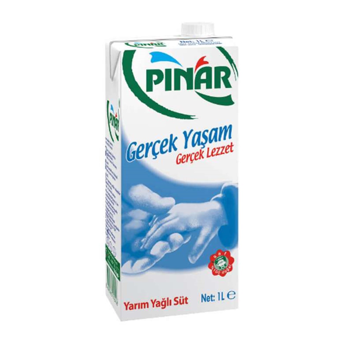 PINAR GERÇEK YAŞAM YARIM YAĞLI SÜT 1 LT