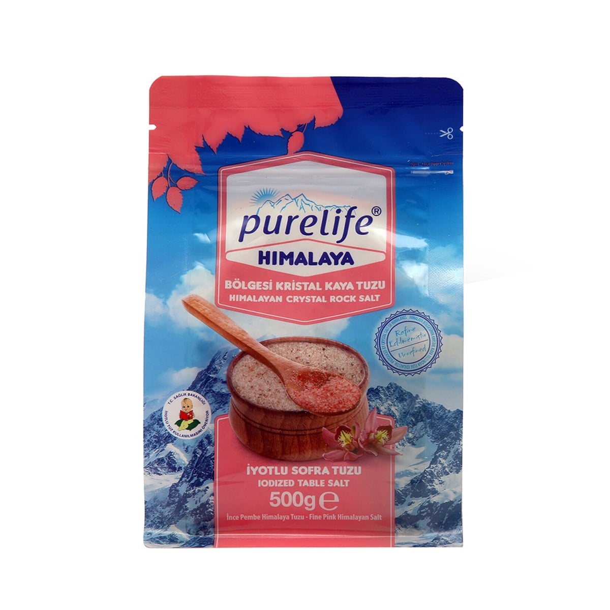 PURELİFE HİMALAYA TUZU PİNK SALT 500 GR