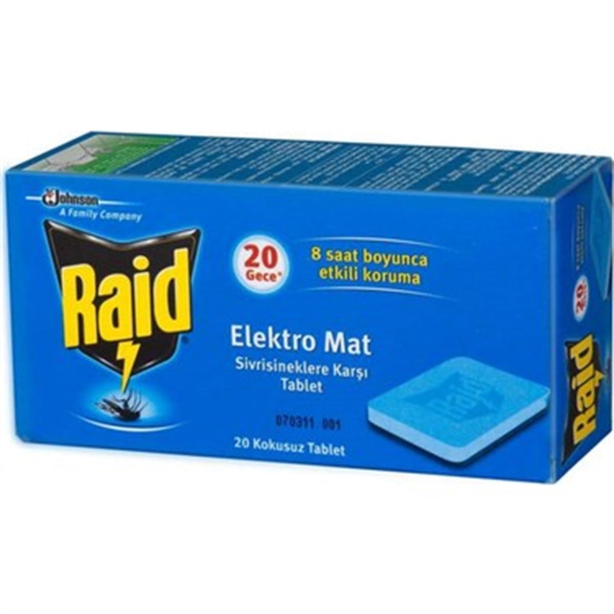 RAID ELEKTRO MAT SIVRISINEK KOVUCU TABLE