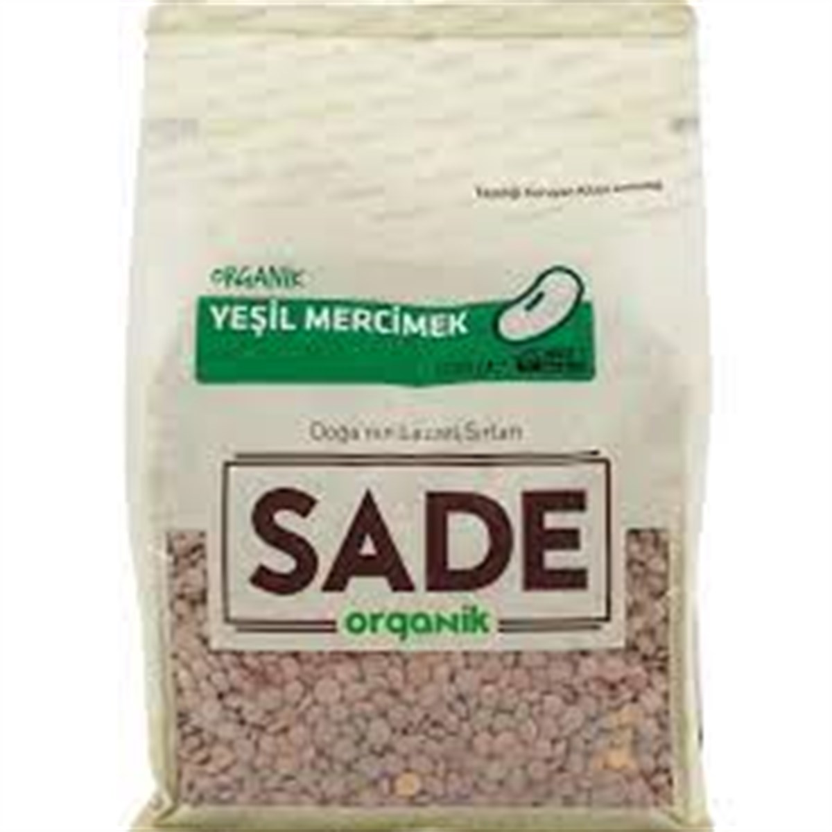 SADE ORG.YEŞİL MERCİMEK 1KG