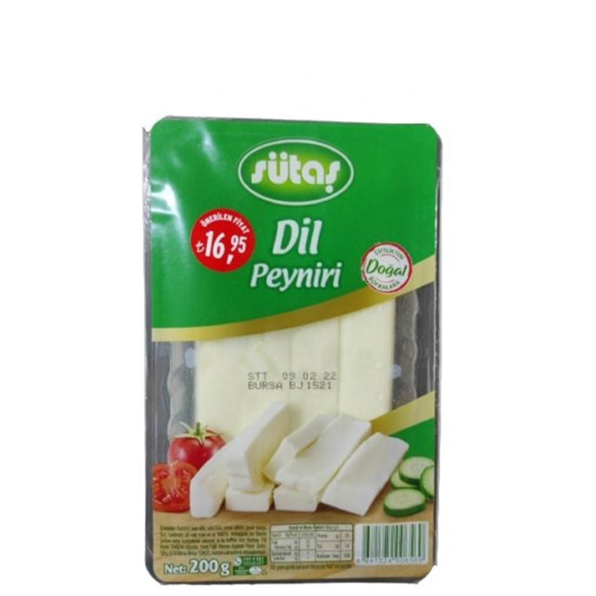 SÜTAŞ DİL PEYNİR 200 GR