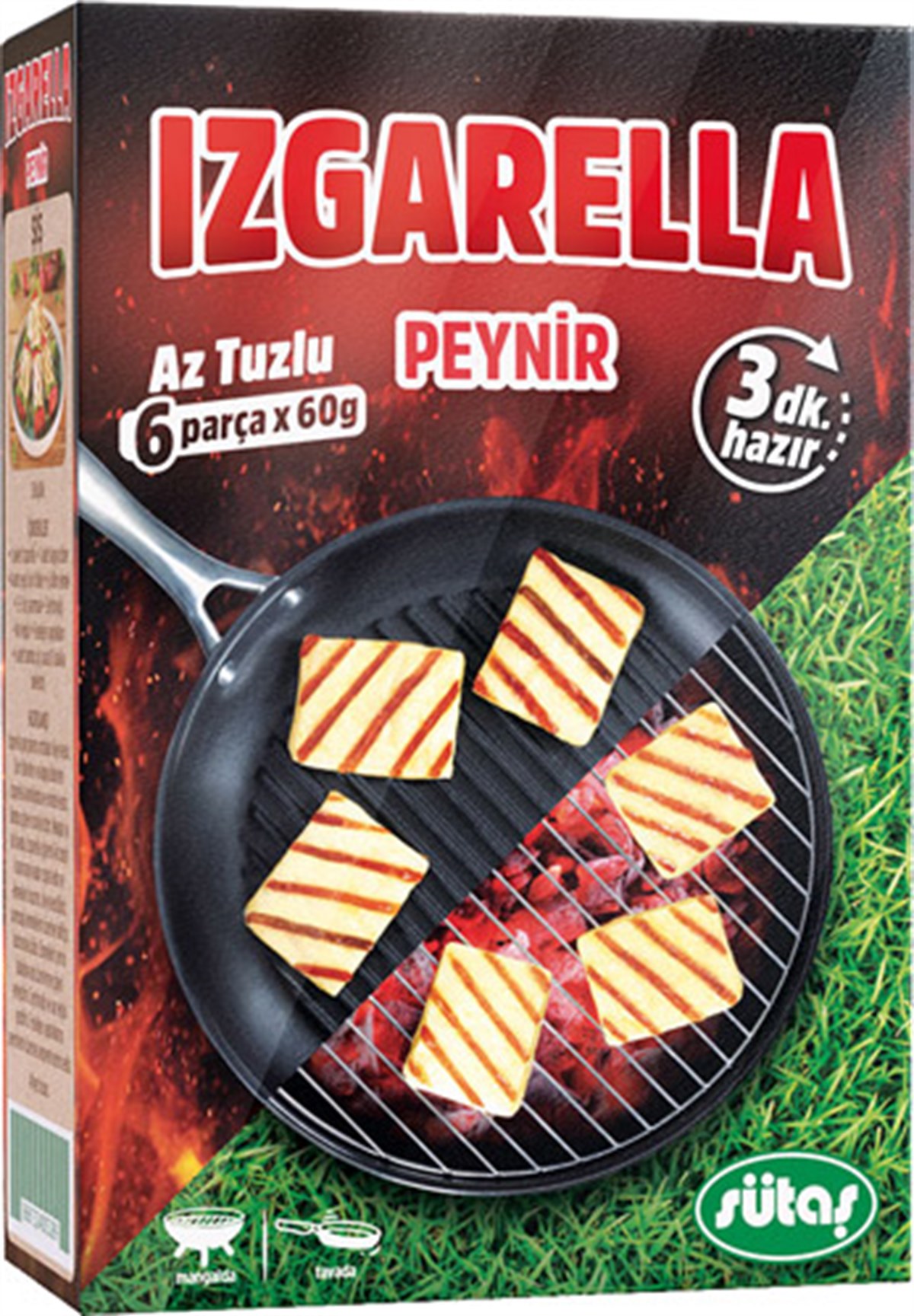 SÜTAŞ IZGARELLA AZ TUZLU PEYNİR 360 GR