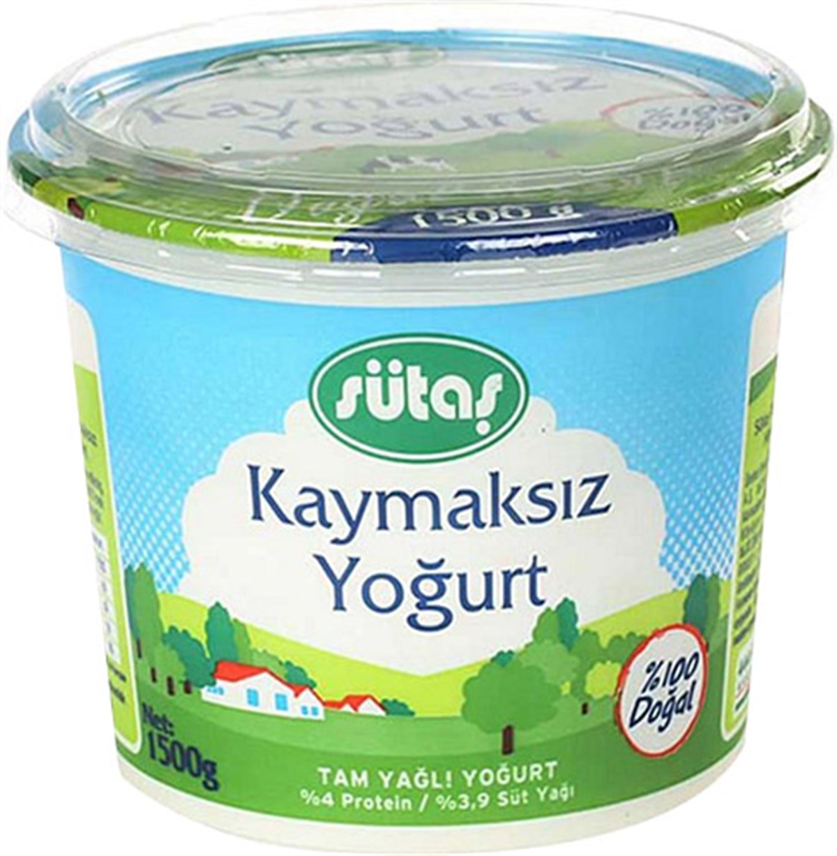 SUTAS KAYMAKSIZ YOGURT 1,5 KG