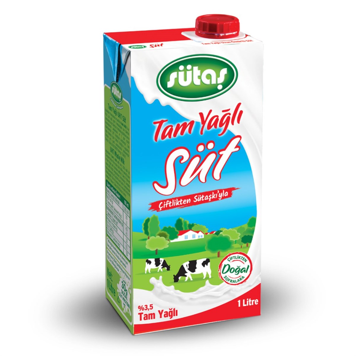SÜTAŞ TAM YAĞLI SÜT 1LT
