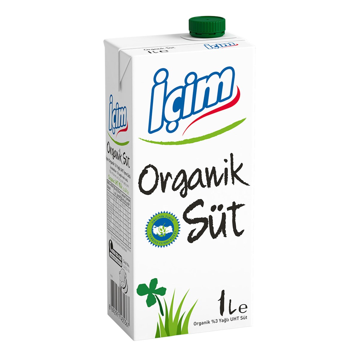 ULK. İÇİM ORGANİK SÜT 1LT