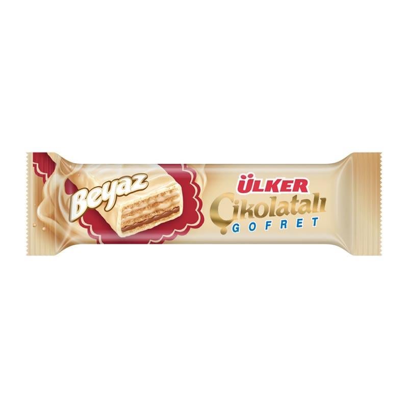 ÜLKER BEYAZ ÇİKOLATI GOFRET 35 GR