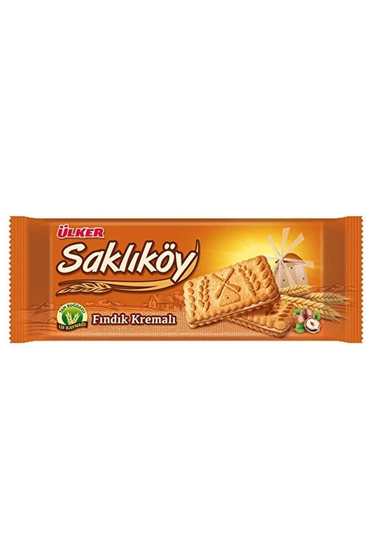 ÜLKER SAKLIKÖY FINDIK KREMALI KLASİK BİSKÜVİ 100 G