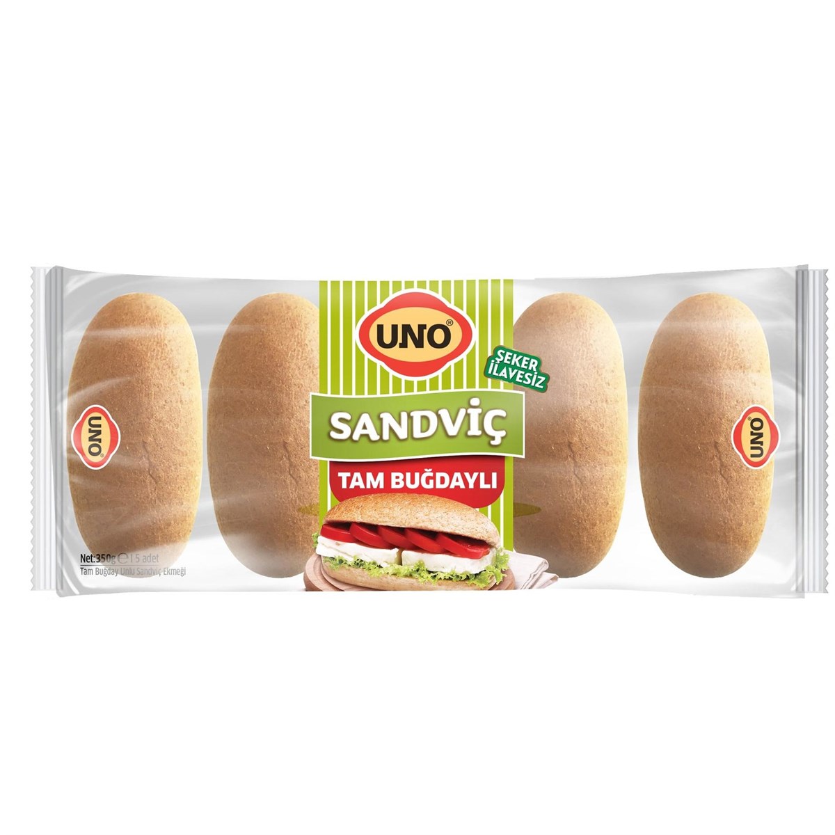 UNO TAM BUĞDAYLI SANDVİÇ 5Lİ 350 GR