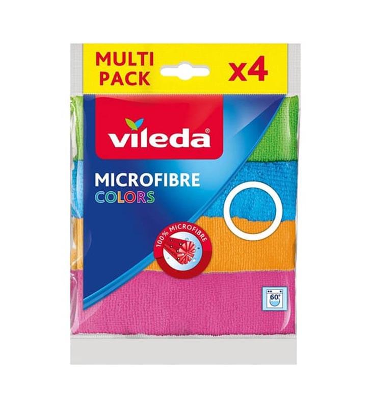 VİLEDA MİCRO FİBRE COLORS 4LÜ TEMİZLİK BEZİ