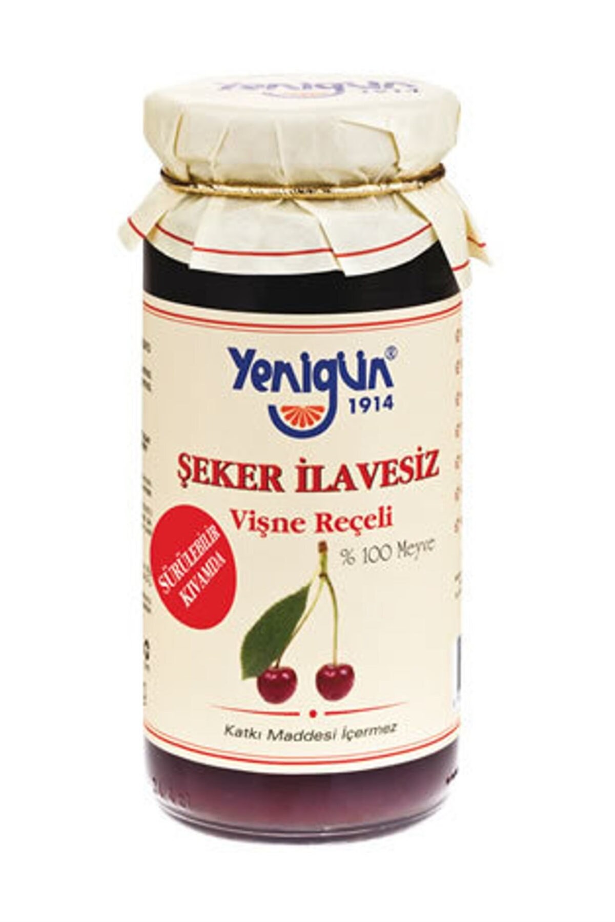 YENİGÜN ŞEKERSİZ VİŞNE REÇELİ 290 GR
