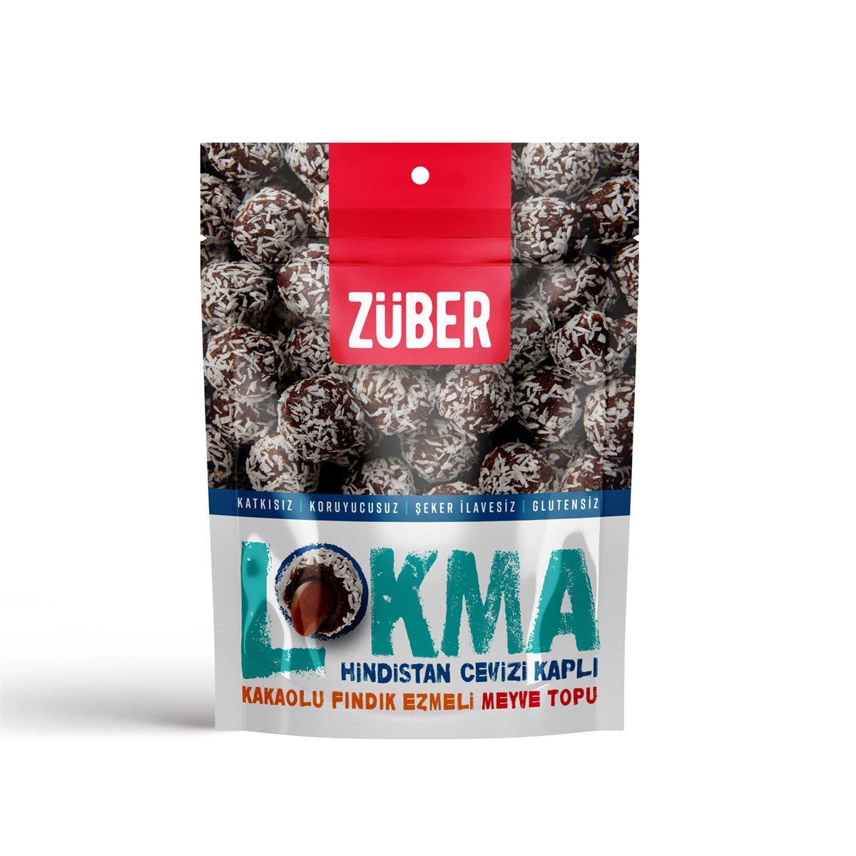 ZÜBER LOKMA HİNDİSTAN CEVİZİ KAPLI TOP 96 GR