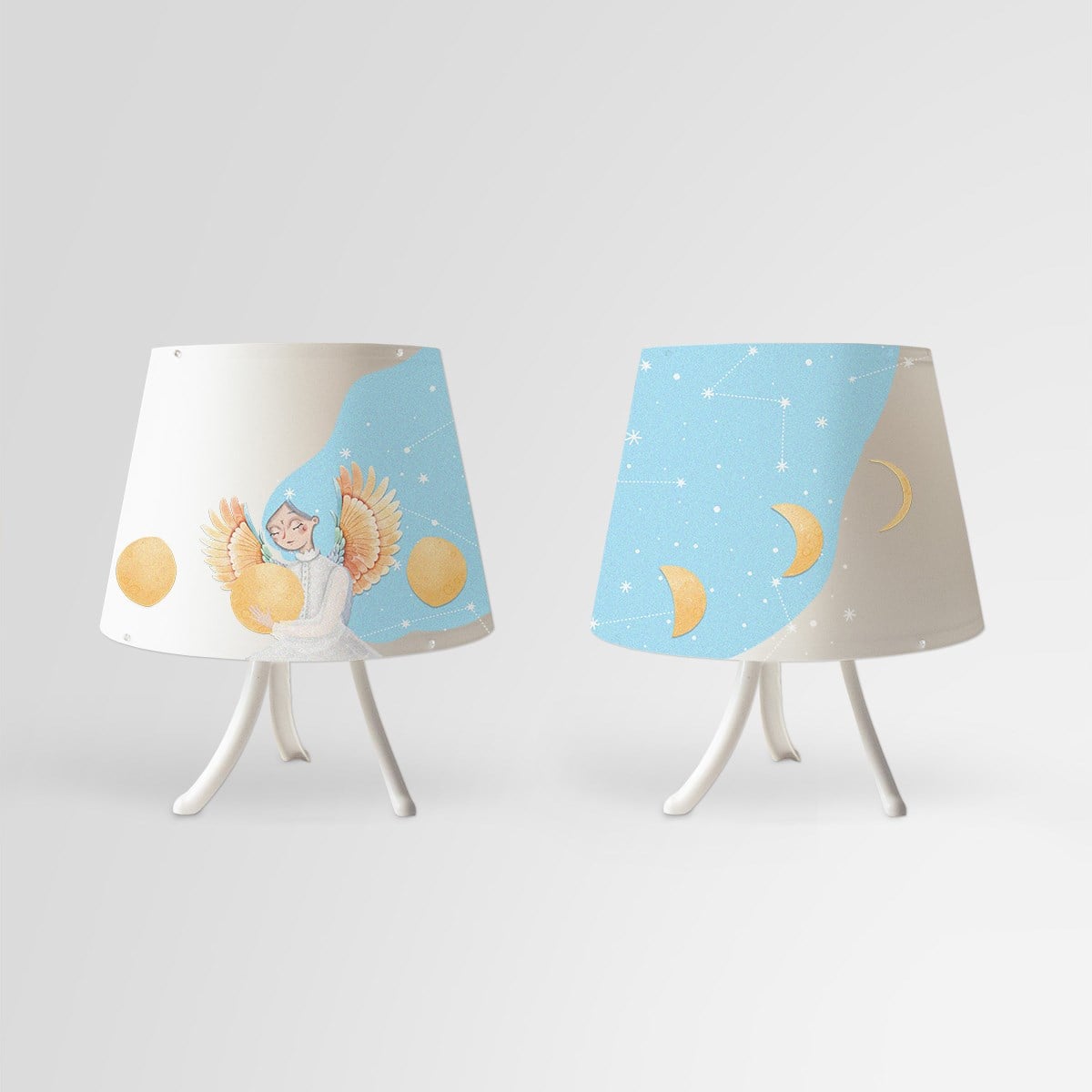 AY PERİSİ KONİK ABAJUR