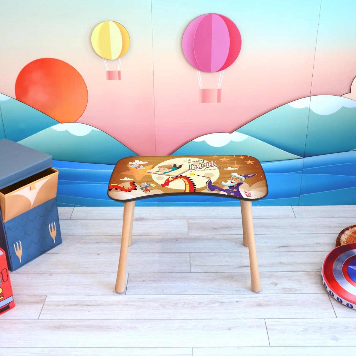 BACK TO SCHOOL TABURELİ MASA SETİ ERKEK (2-4 YAŞ)