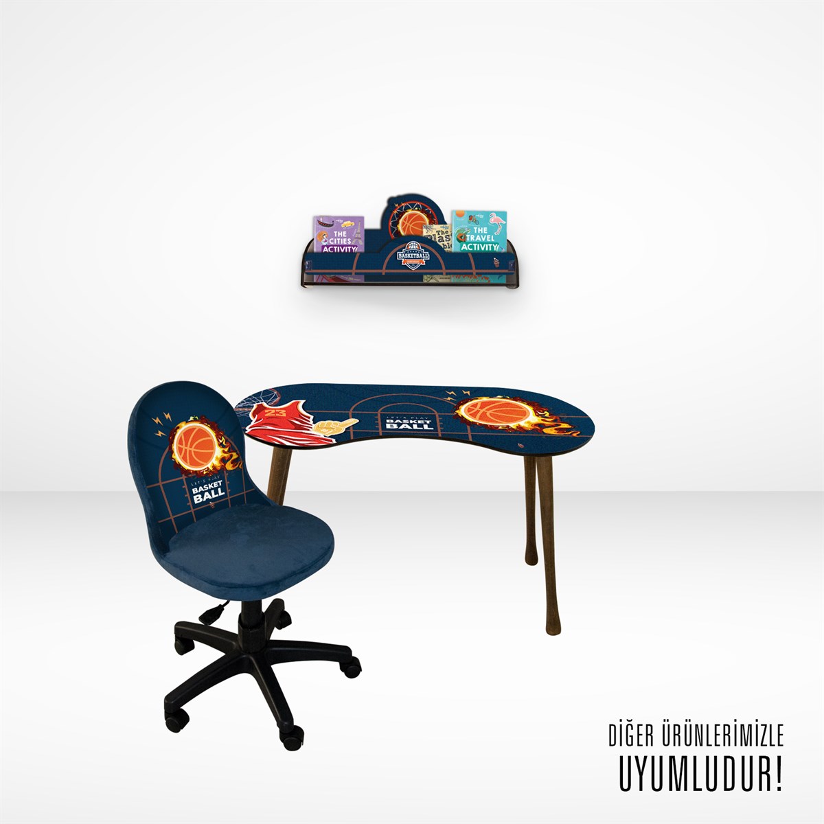 BASKETBALL TEKLİ DUVAR RAFI