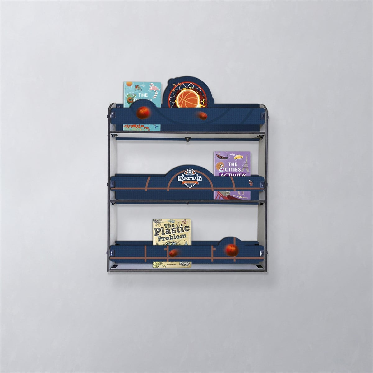 BASKETBALL ÜÇLÜ DUVAR RAFI