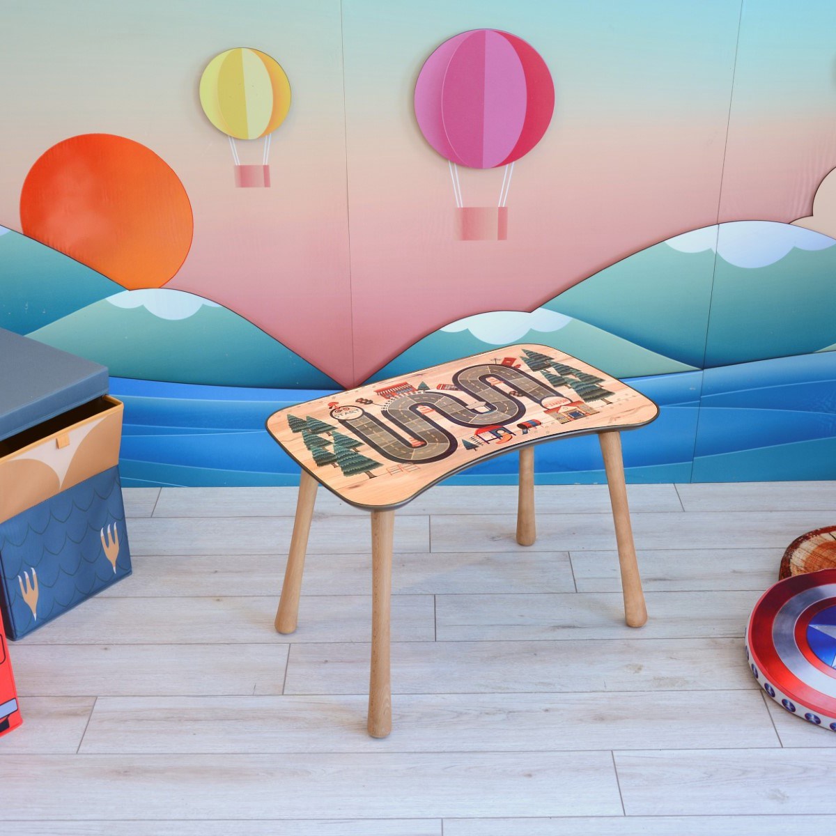 CARS TABURELİ MASA SETİ (2-4 YAŞ)