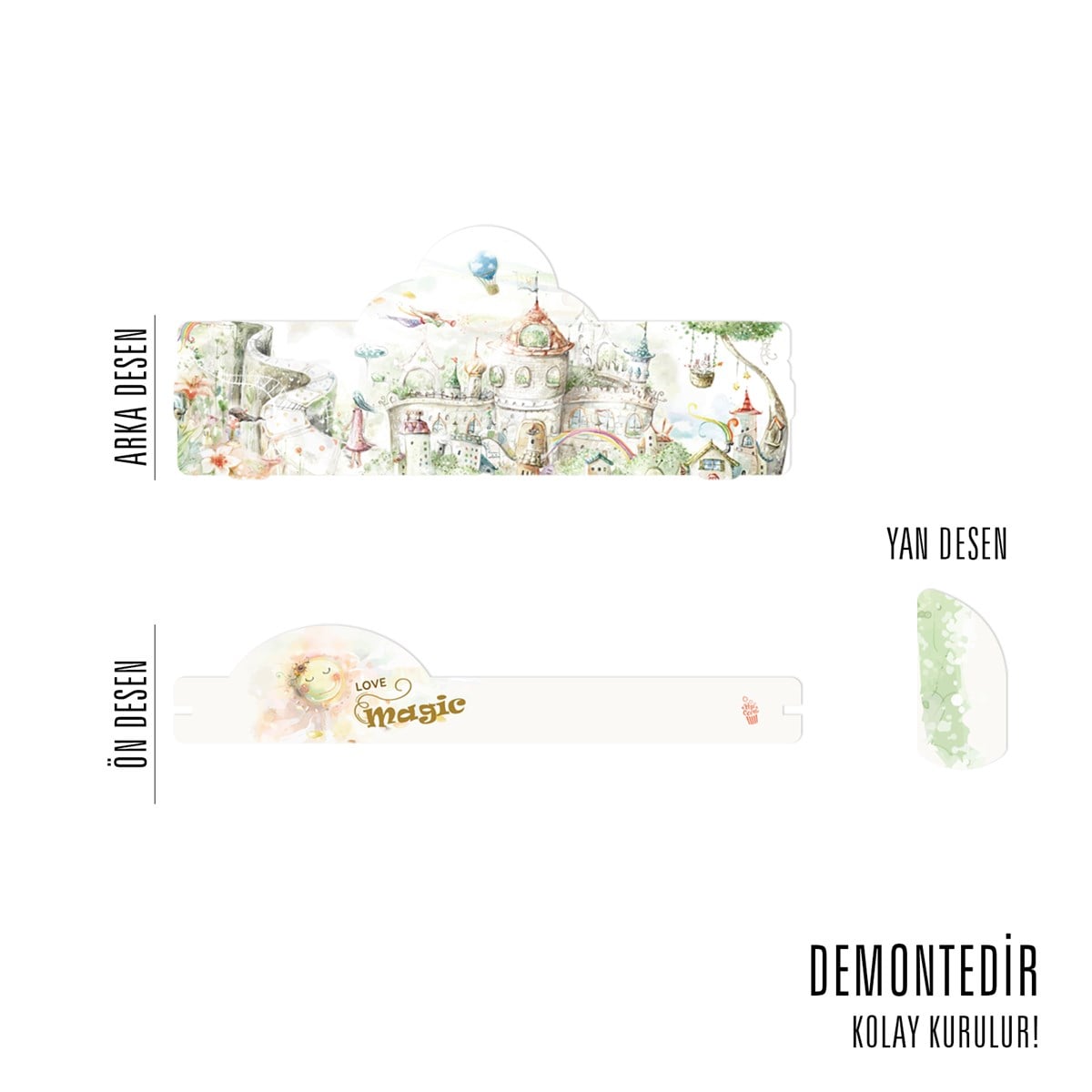 CASTLE TEKLİ DUVAR RAFI