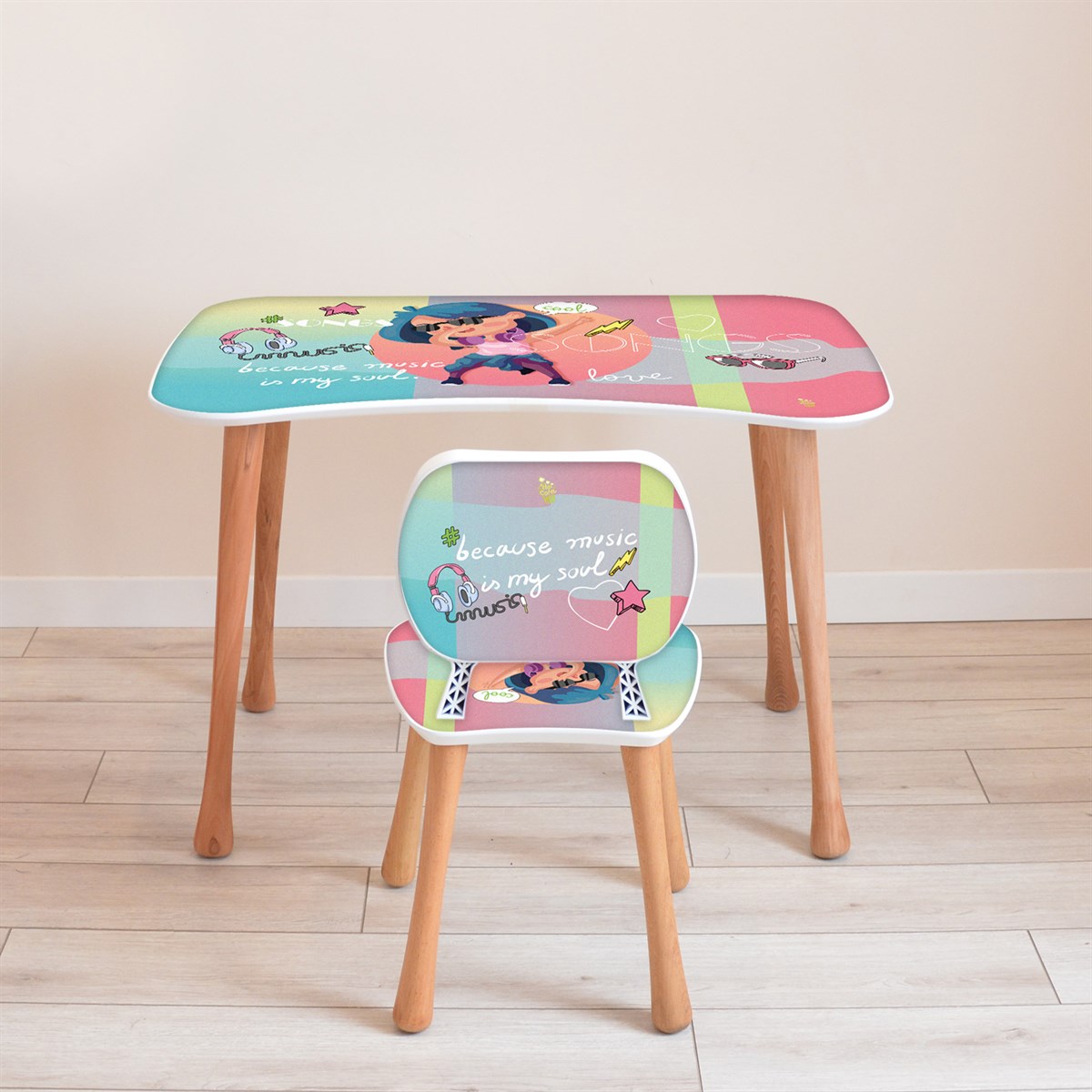 Dance Çalışma Masa Seti (5-9 Yaş)