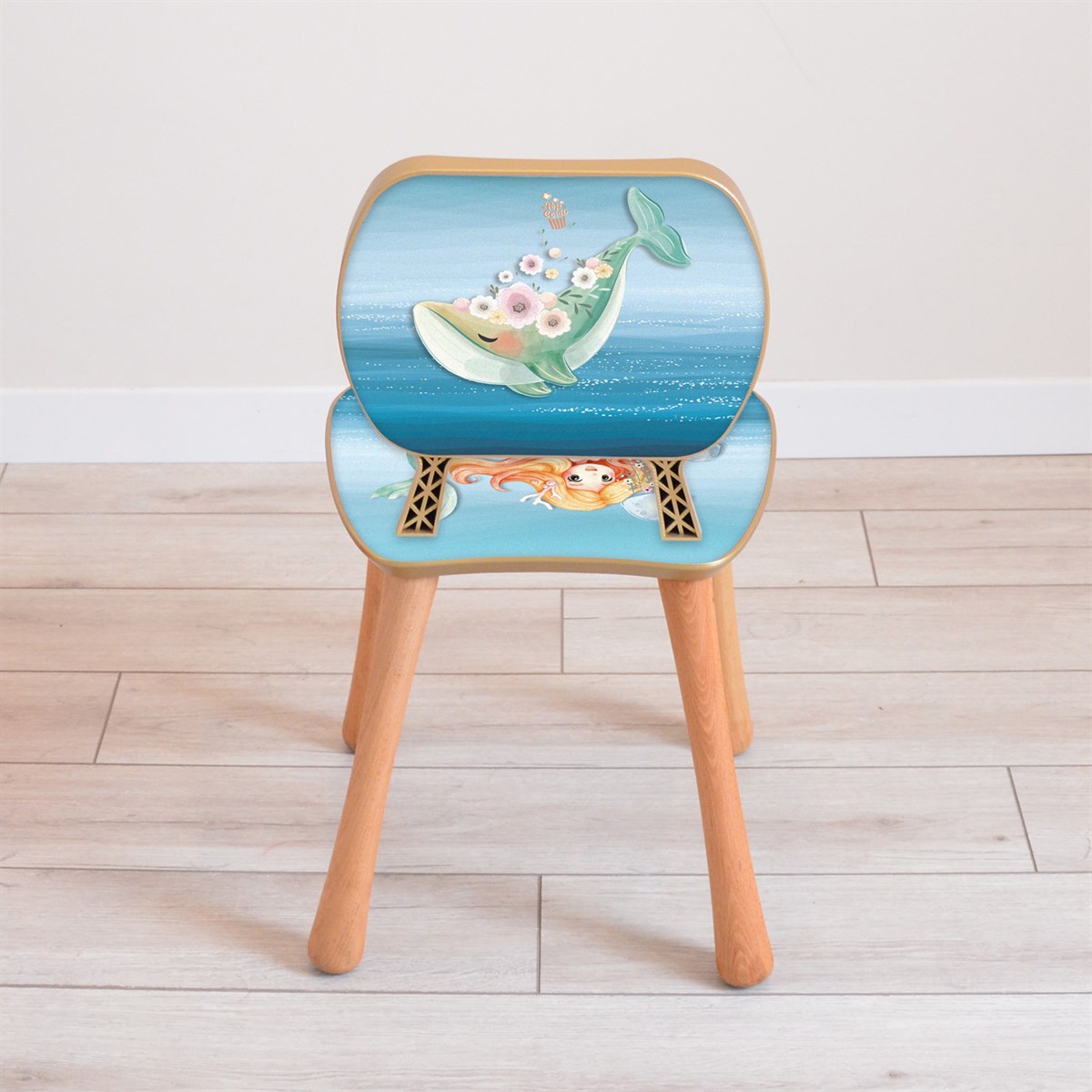 Denizkızı Board Aktivite Sandalye (5-9 Yaş)