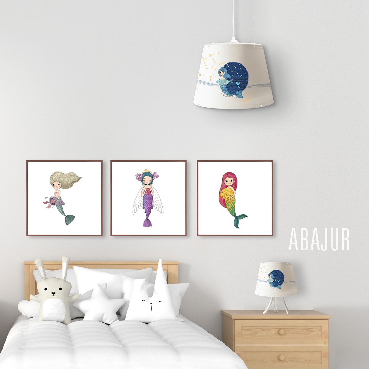 DENİZKIZI KONİK ABAJUR