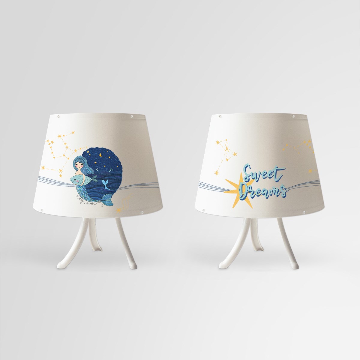 DENİZKIZI KONİK ABAJUR