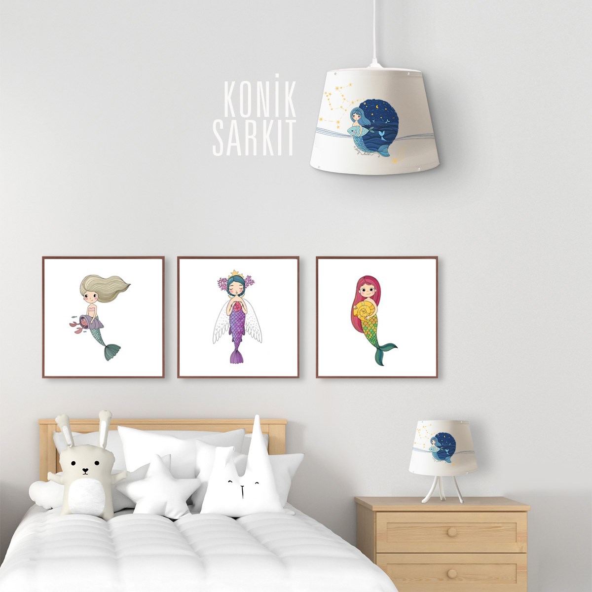 DENİZKIZI KONİK SARKIT AYDINLATMA (LARGE)