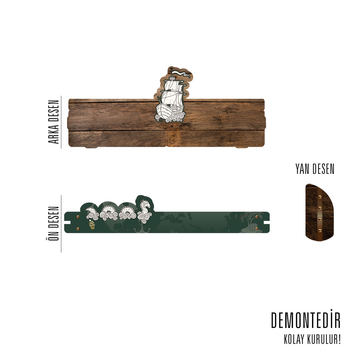 EXPLORER TEKLİ DUVAR RAFI