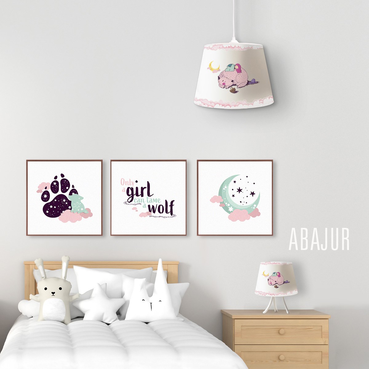 GIRLWOLF KONİK ABAJUR