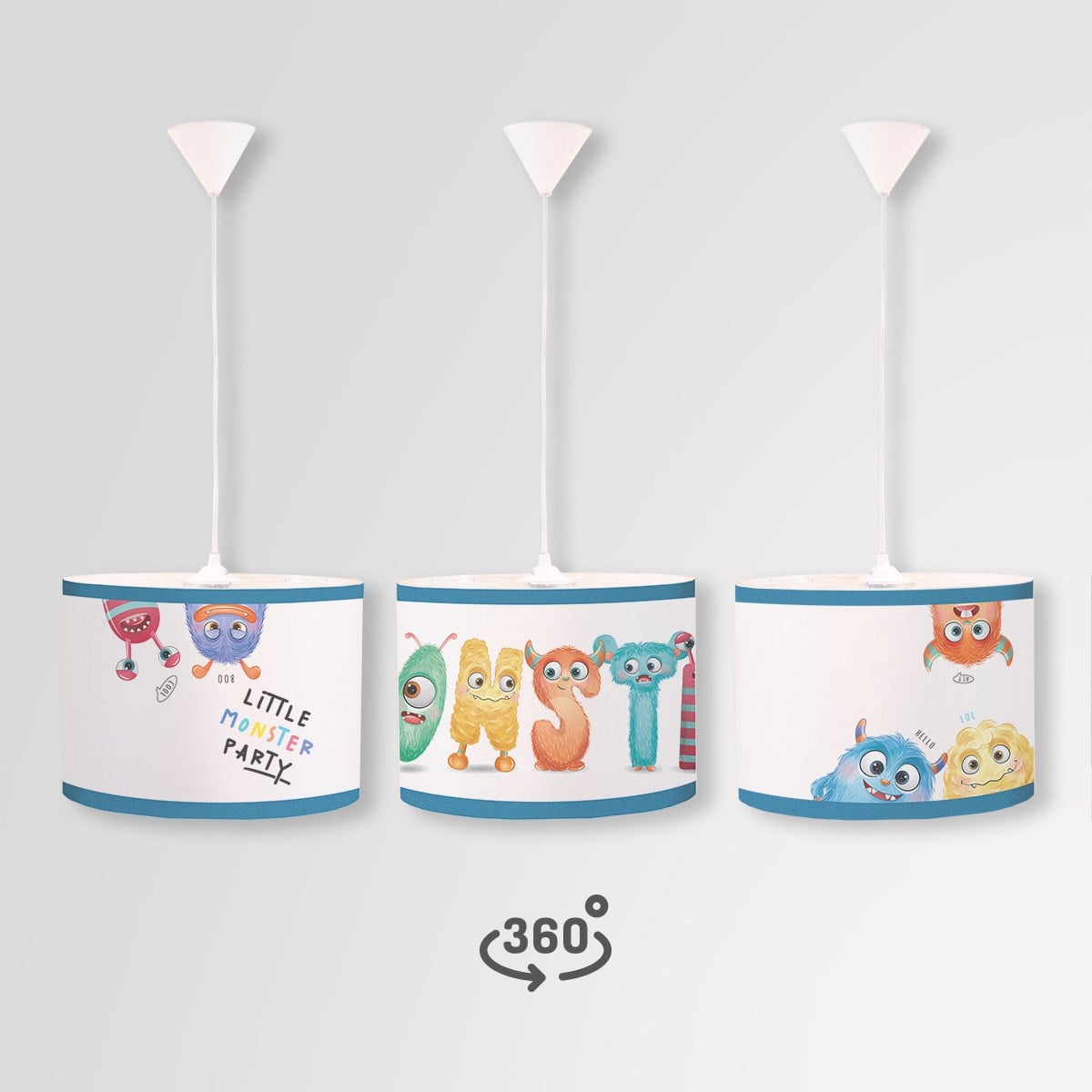 MONSTER DAİRE SARKIT AYDINLATMA (LARGE)