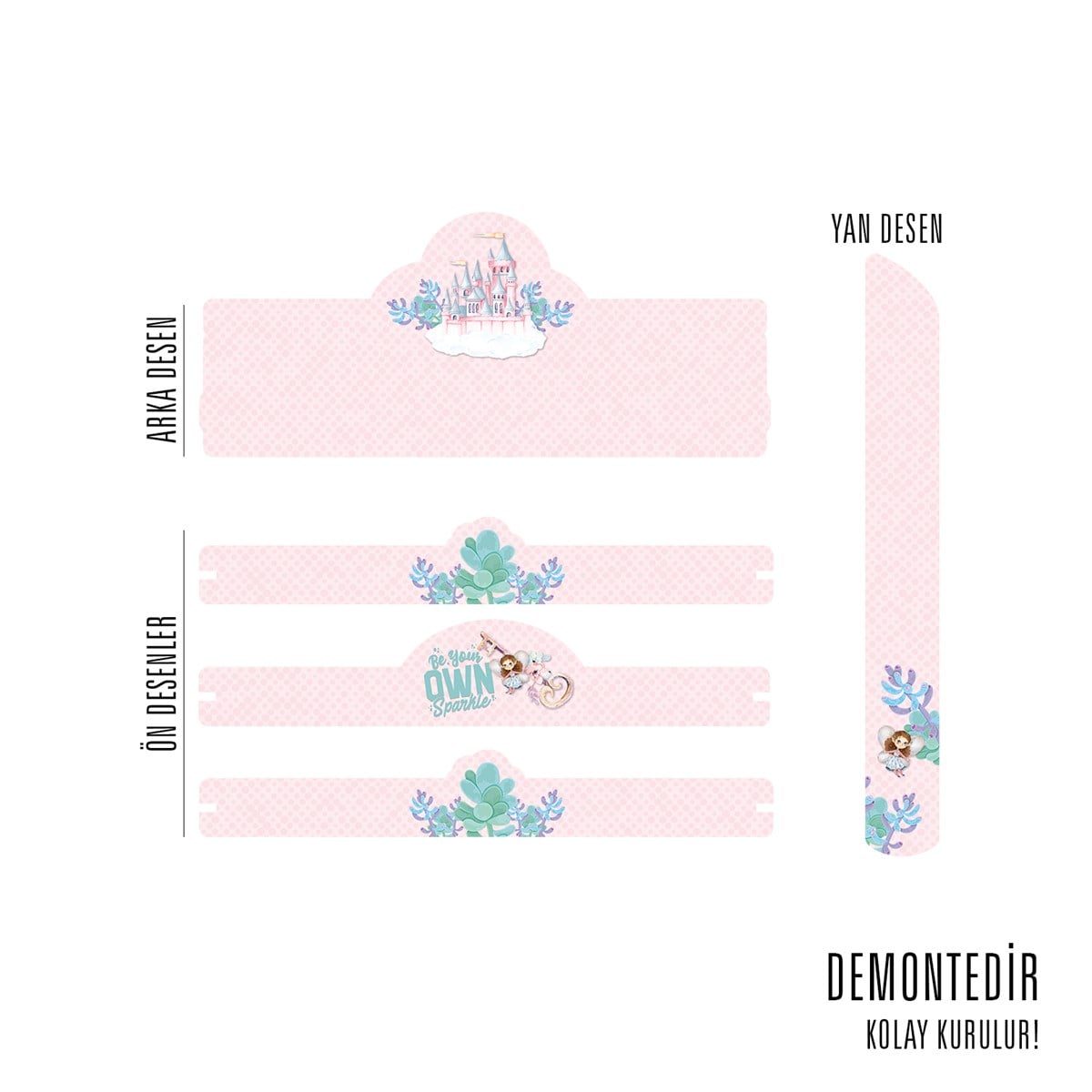 PEGASUS ŞATO ÜÇLÜ DUVAR RAFI