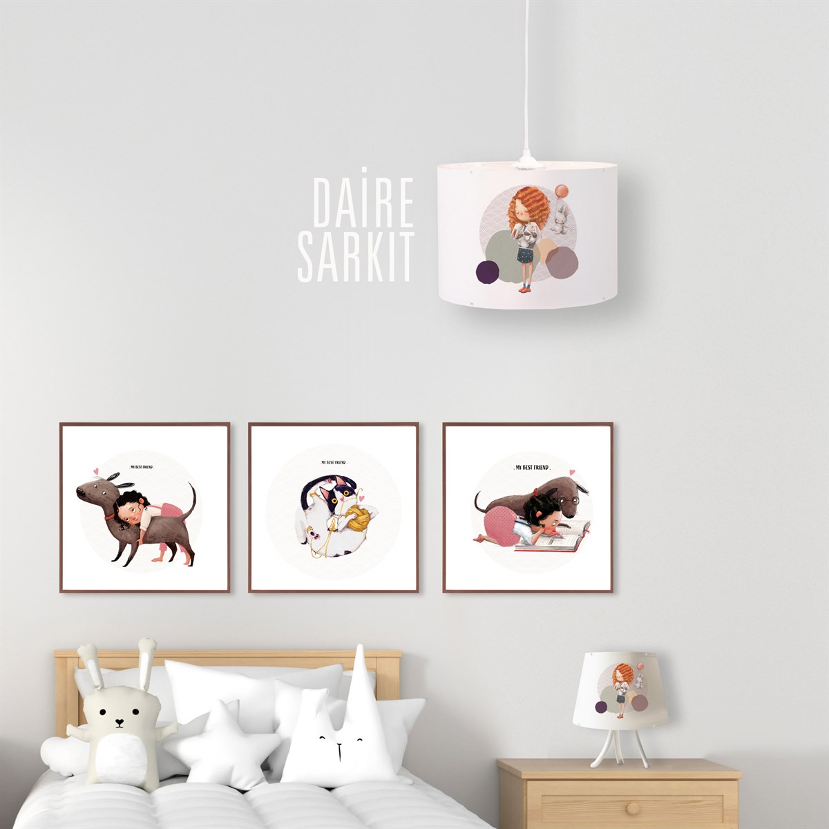 PETTING DAİRE SARKIT AYDINLATMA (LARGE)