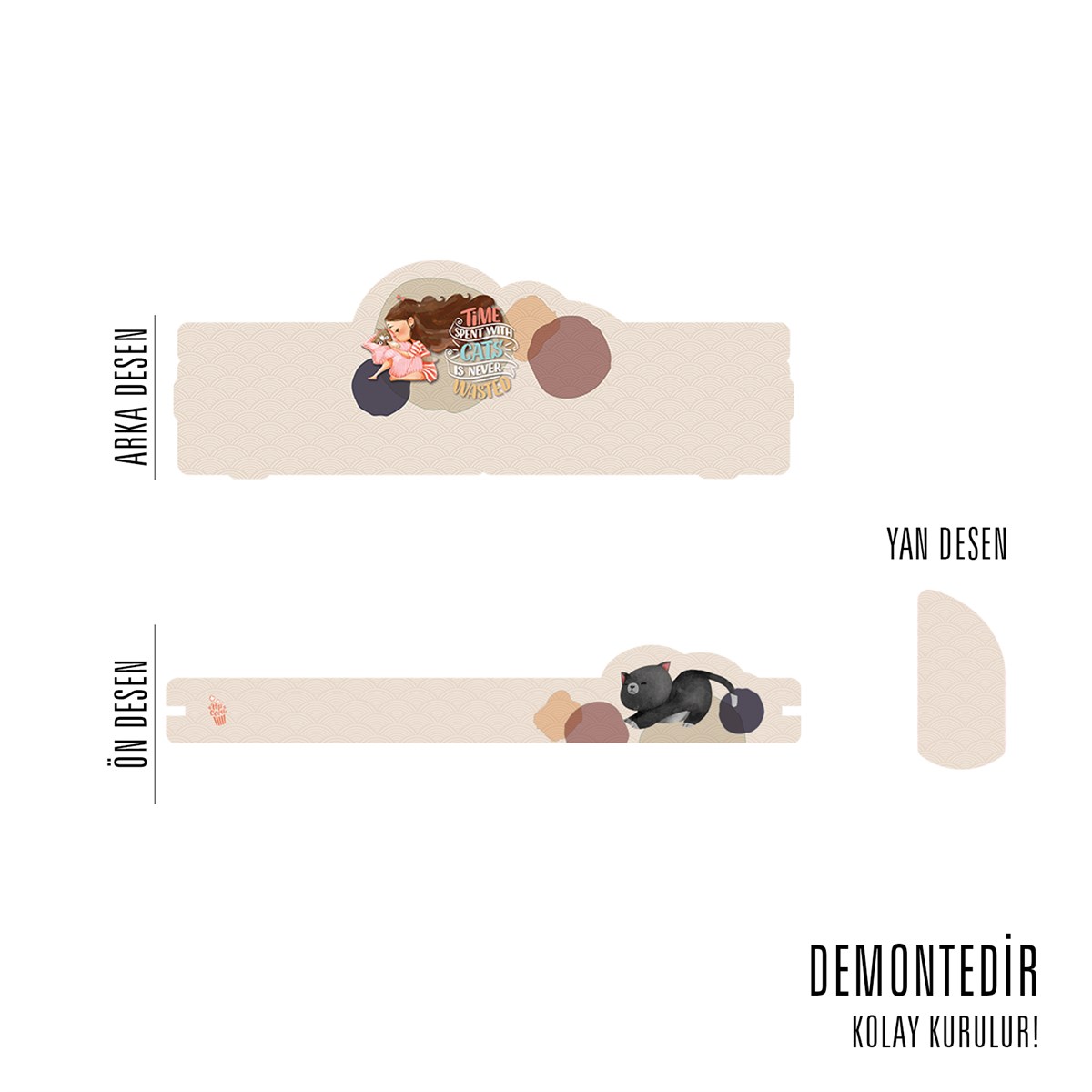 PETTING TEKLİ DUVAR RAFI