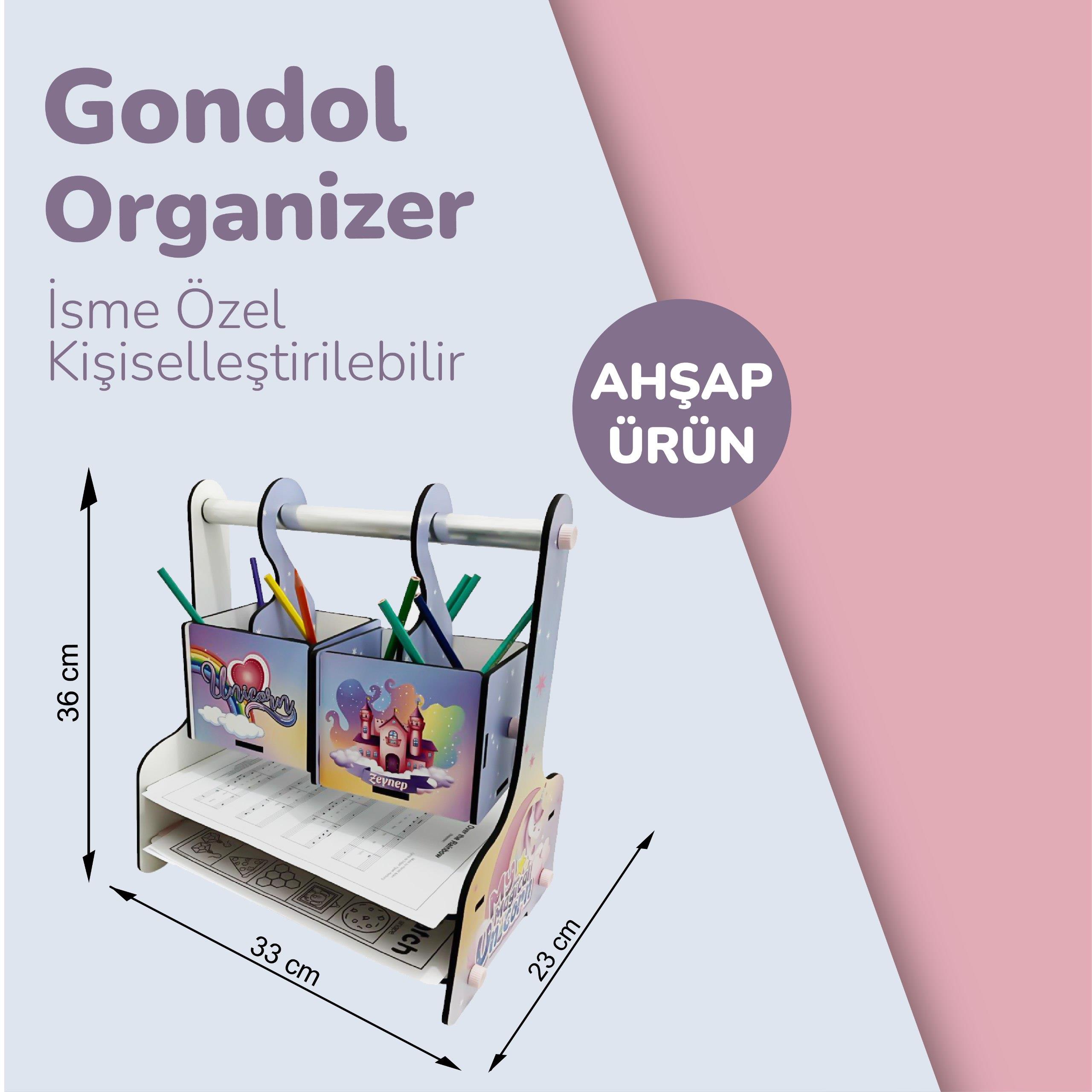 POPCORN GONDOL ORGANIZER KIZ