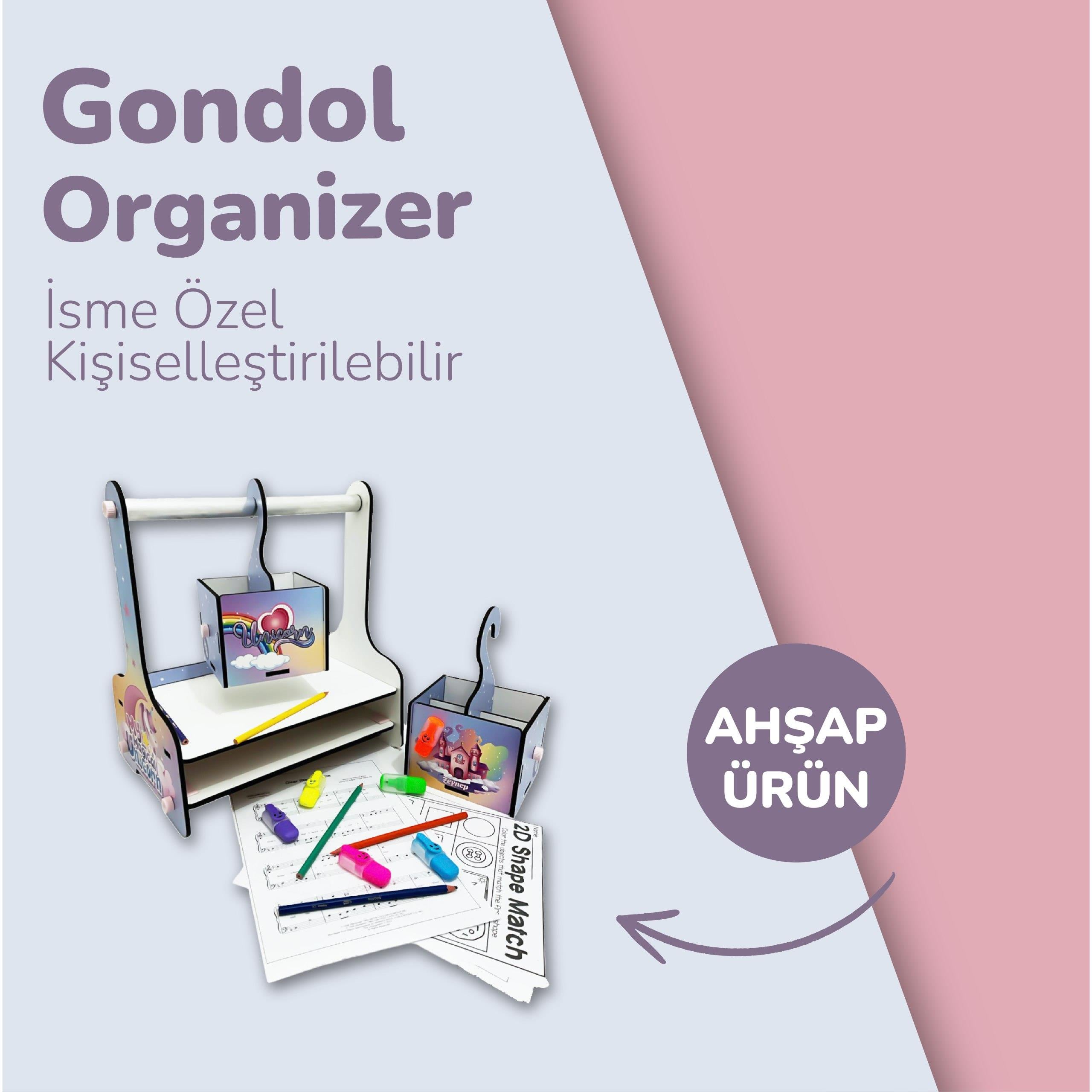 POPCORN GONDOL ORGANIZER KIZ