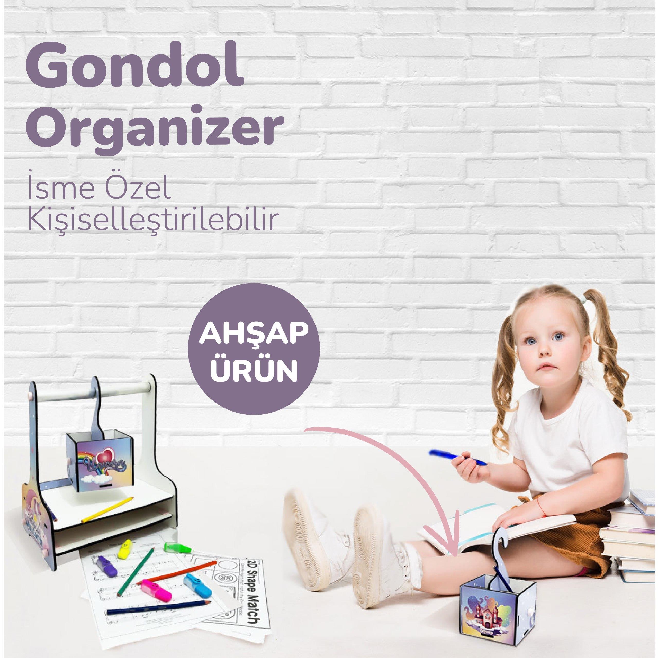 POPCORN GONDOL ORGANIZER KIZ