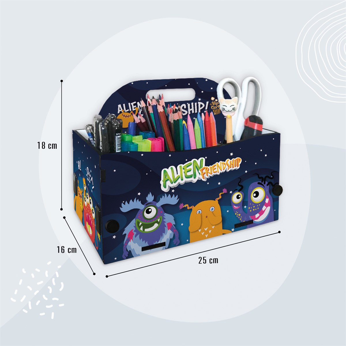 POPCORN KALEMLİK ORGANİZER GEZEGENLER