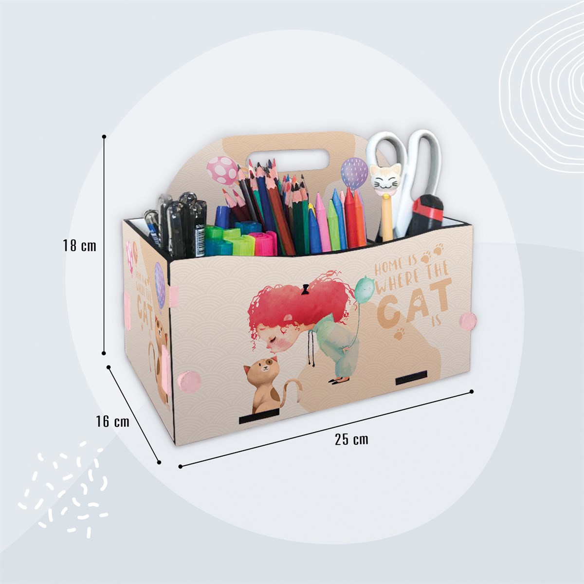 POPCORN KALEMLİK ORGANİZER PETTING