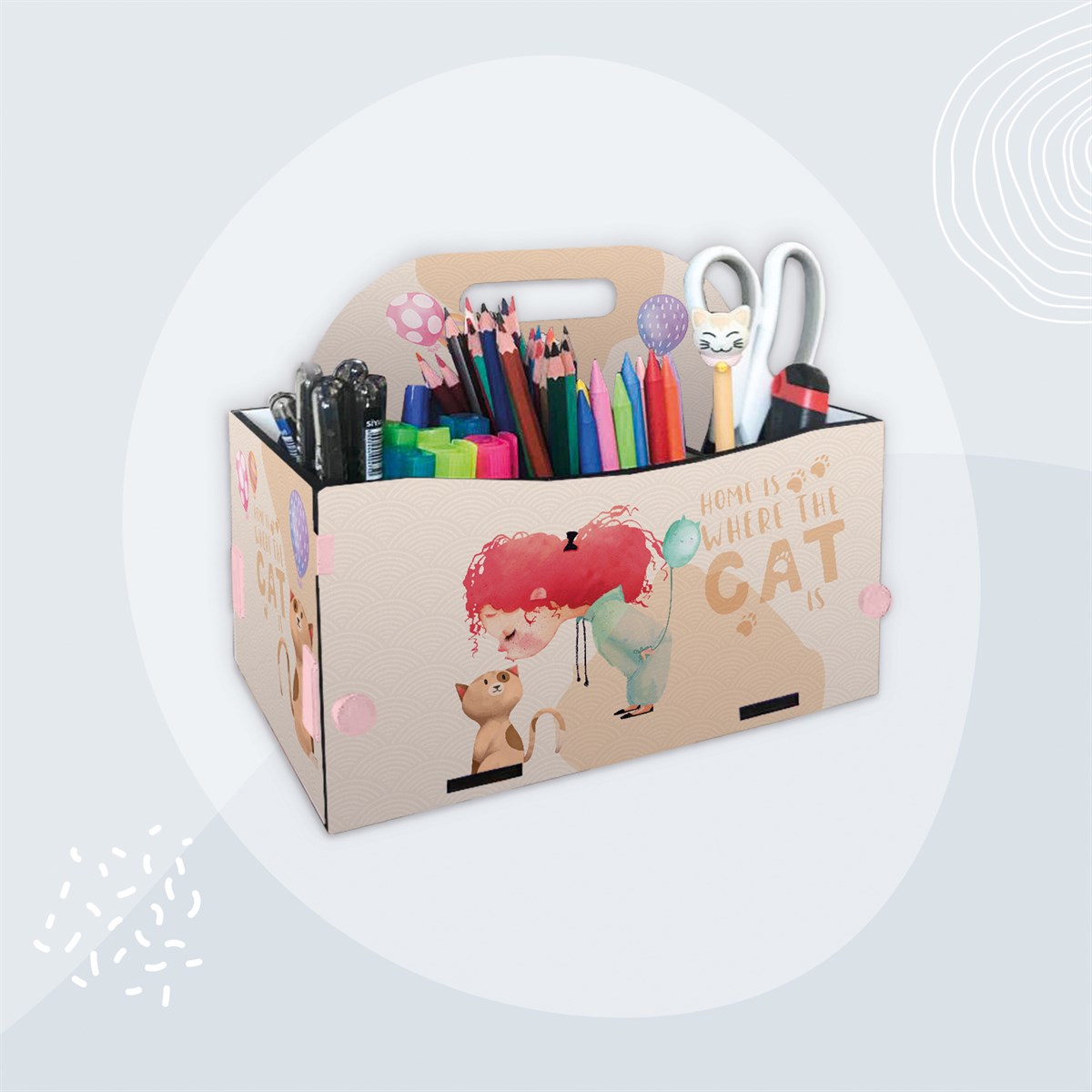 POPCORN KALEMLİK ORGANİZER PETTING