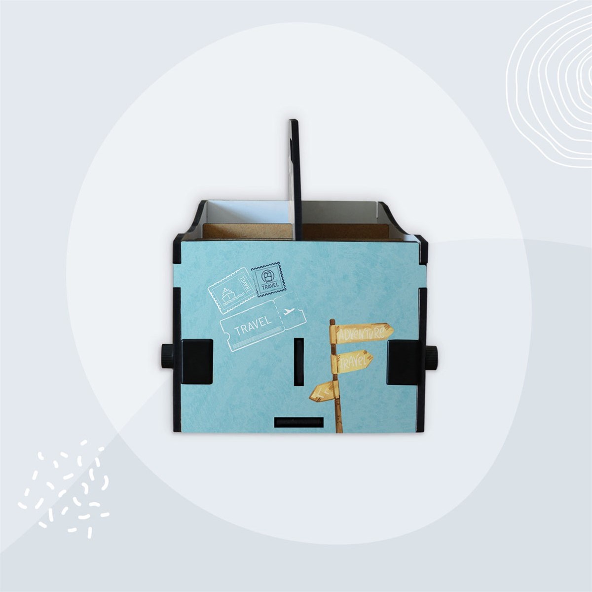 POPCORN KALEMLİK ORGANİZER WORLD MAP ERKEK