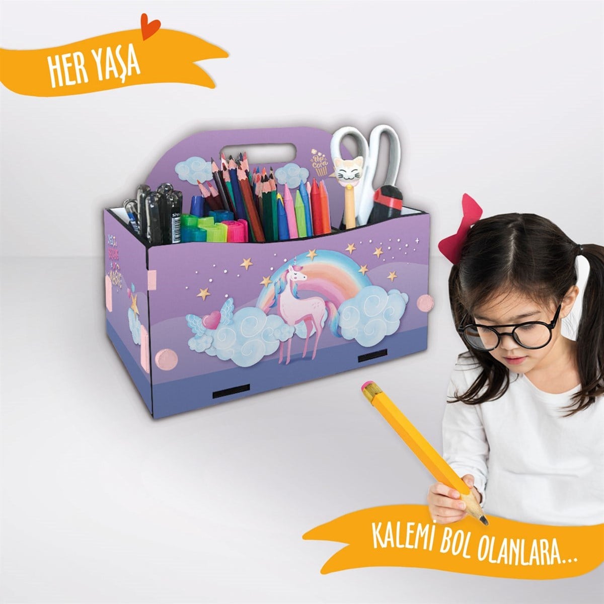 POPCORN KALEMLİK UNICORN