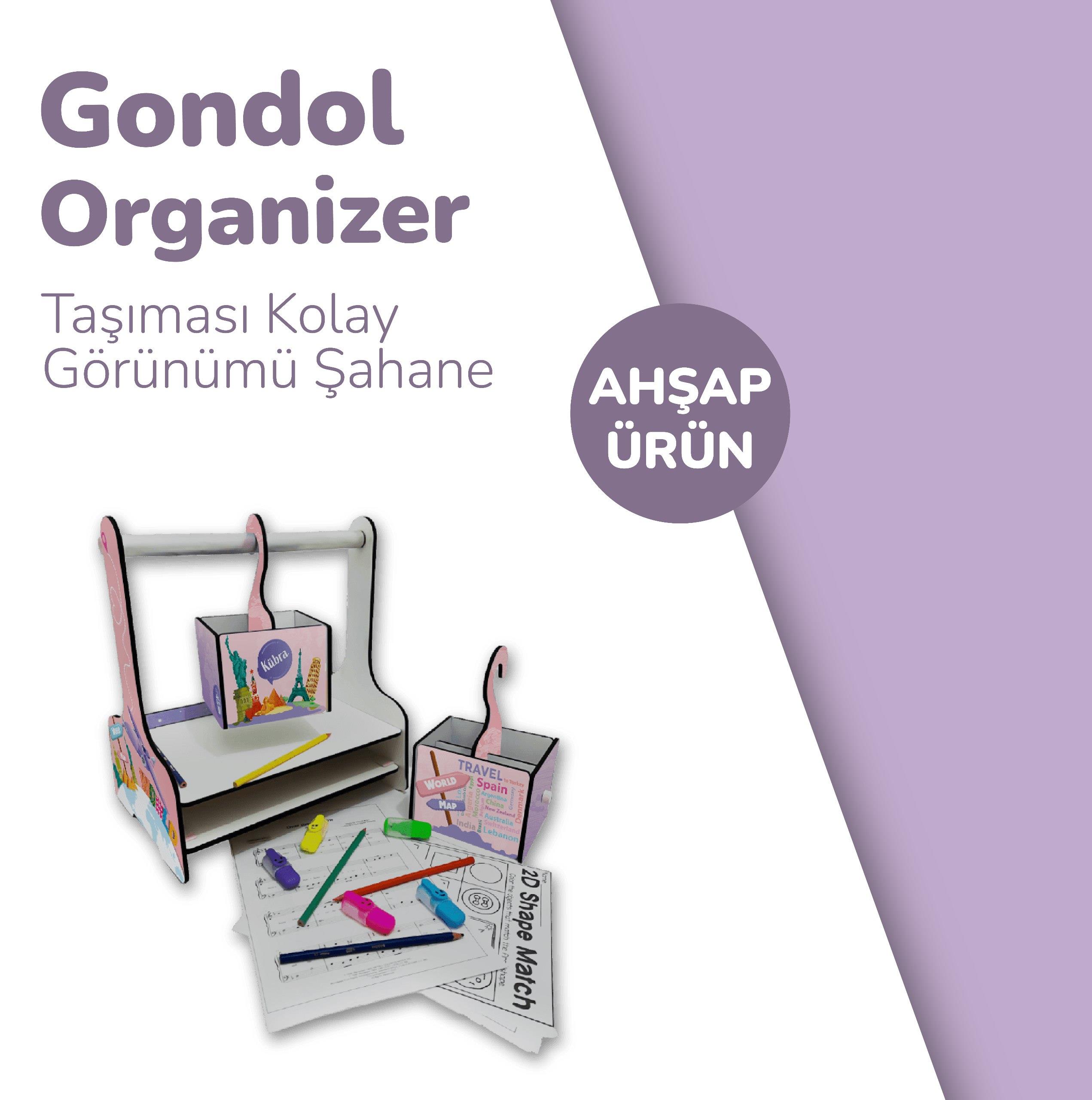POPCORN WORLD MAP GONDOL ORGANIZER