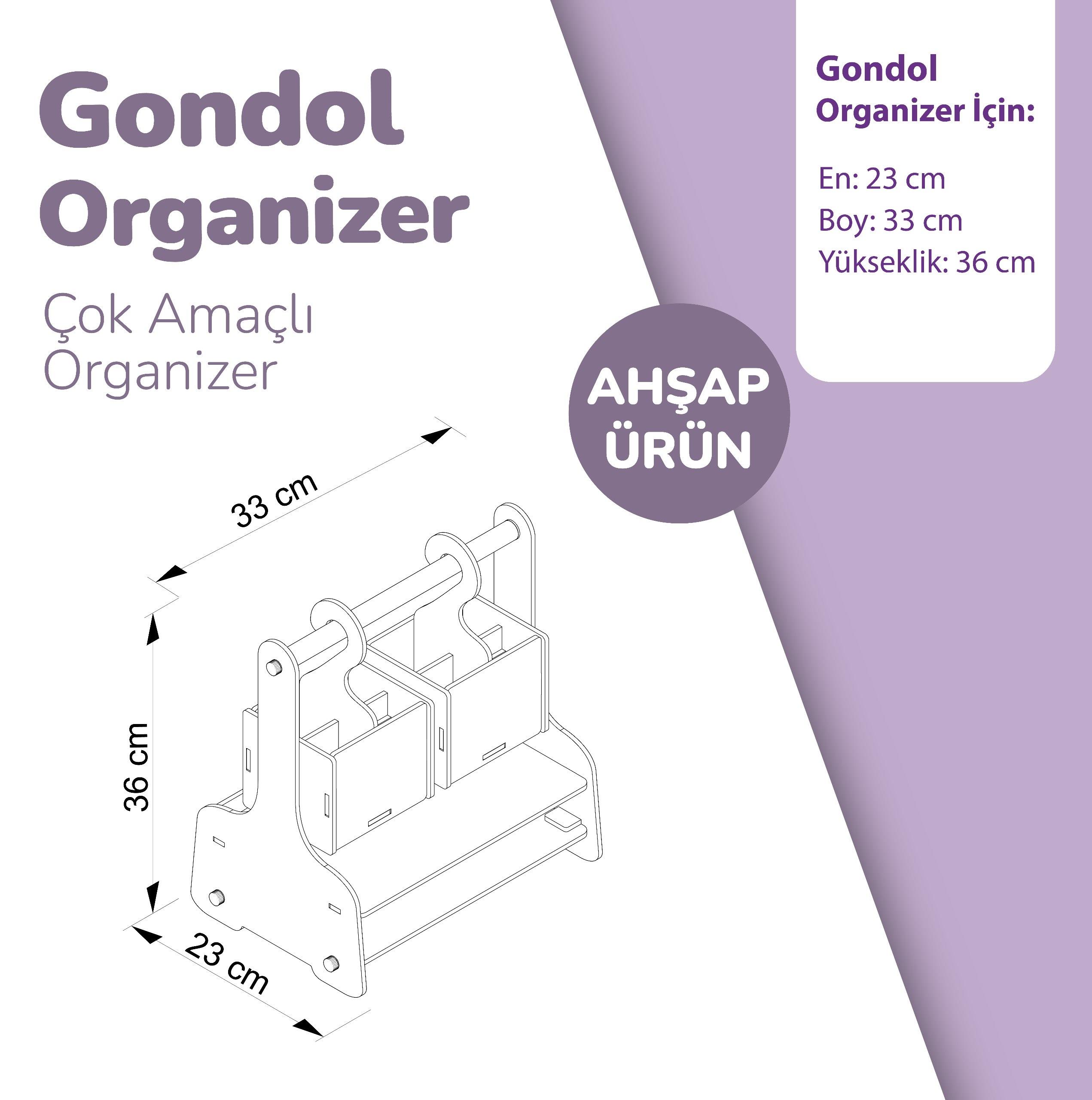 POPCORN WORLD MAP GONDOL ORGANIZER