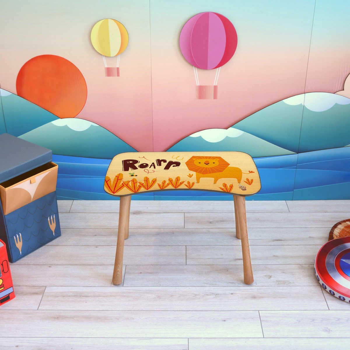 ROARR TABURELİ MASA SETI (2-4 YAŞ)