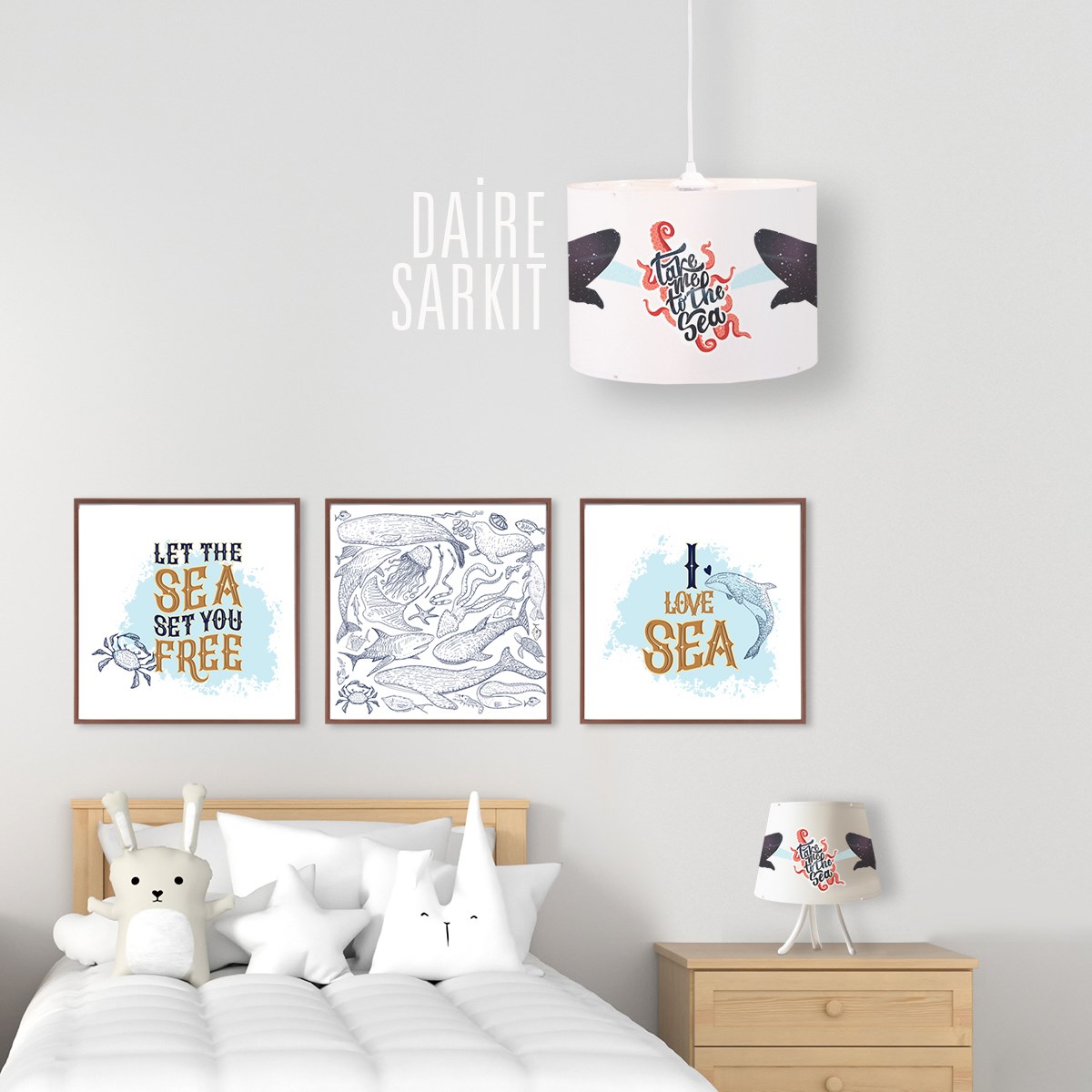 SCUBA DAİRE SARKIT AYDINLATMA (LARGE)