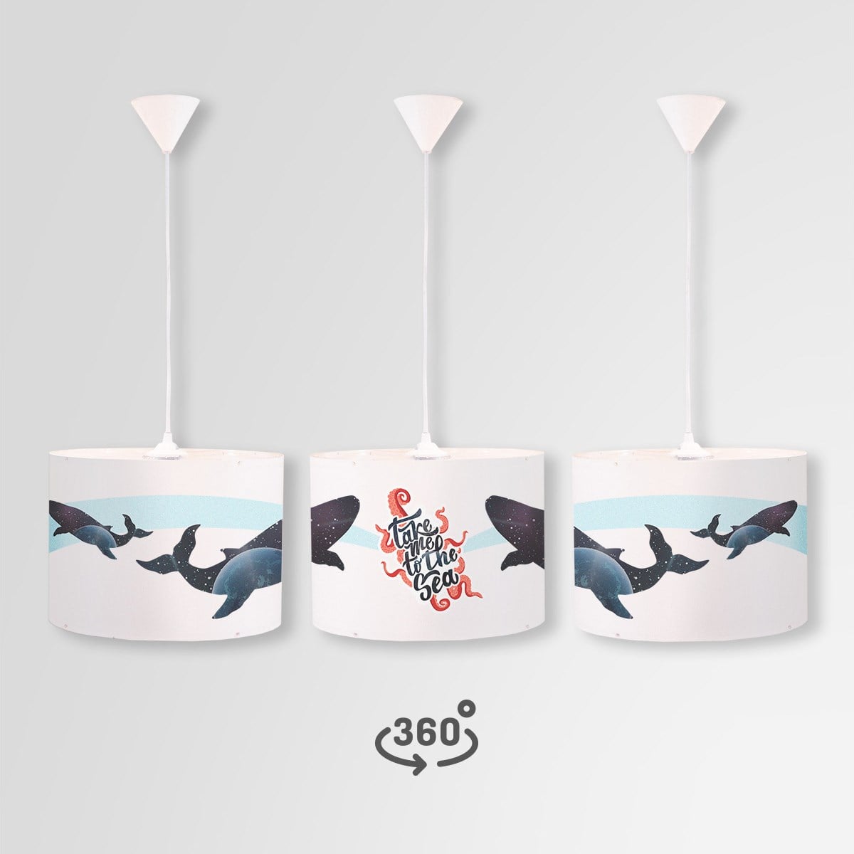 SCUBA DAİRE SARKIT AYDINLATMA (LARGE)