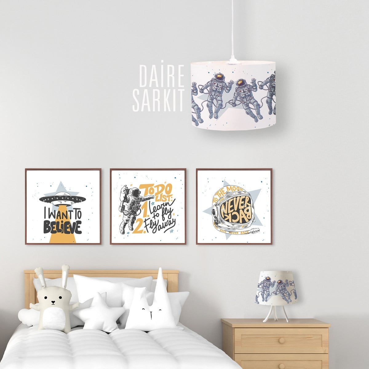 UZAY DAİRE SARKIT AYDINLATMA (LARGE)
