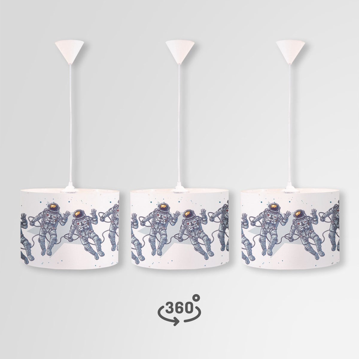 UZAY DAİRE SARKIT AYDINLATMA (LARGE)